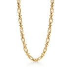 Collier en or jaune 18 carats et diamants