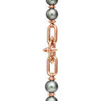 Collier Perles de Tahiti en or et diamants
