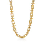 Collier à fermoir en or 18 carats et diamants