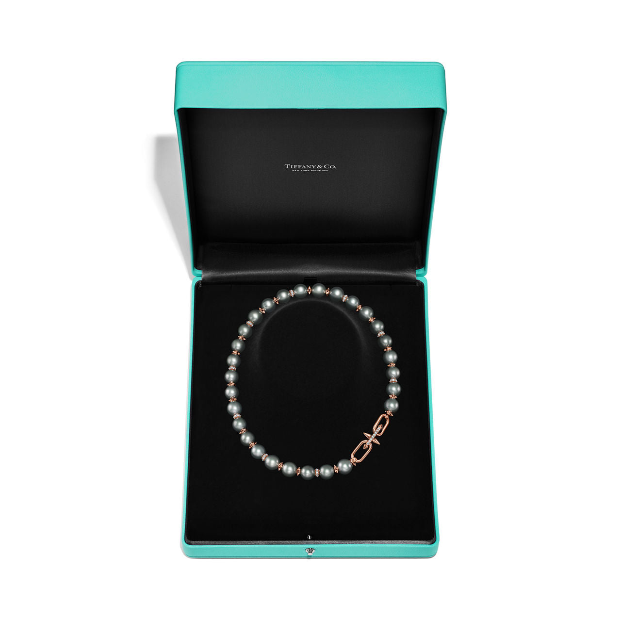 Collier Perles de Tahiti en or et diamants