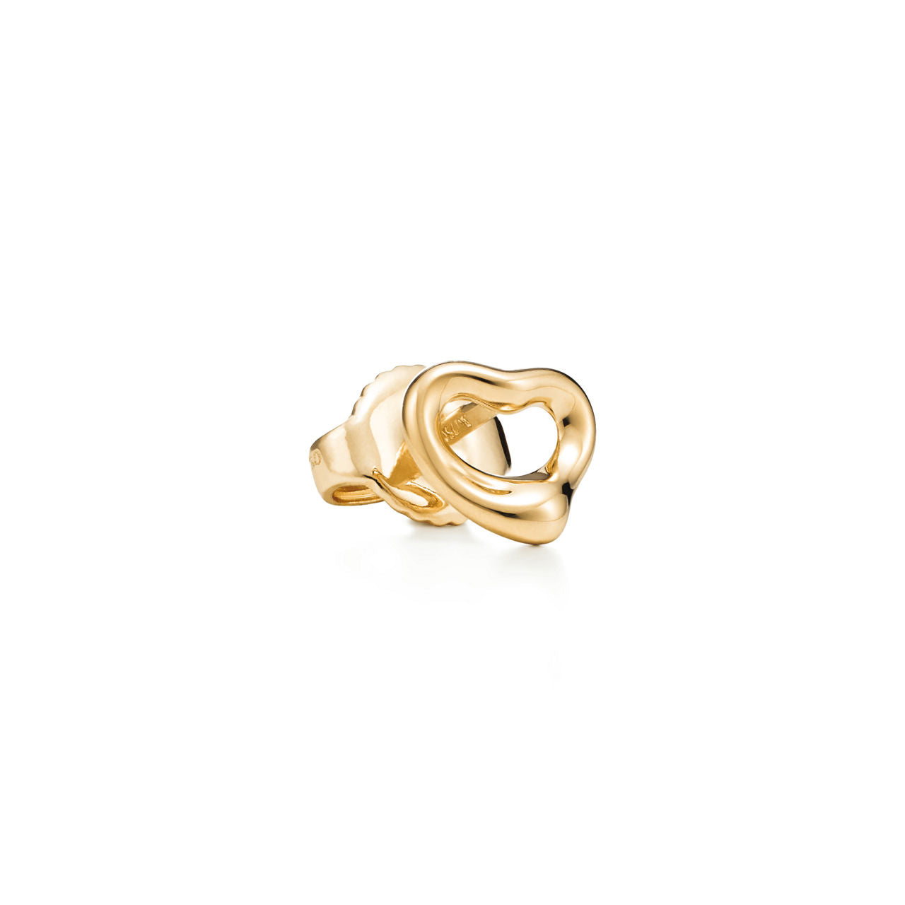 Parure pendentif et boucles d’oreilles Open Heart en or jaune 18 carats