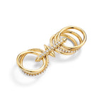 Tiffany Titan by Pharrell Williams Bague à cinq rangées en or 18 carats et diamants