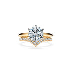 Tiffany® Setting Bague de fiançailles en or jaune 18 carats