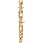 Collier à fermoir en or 18 carats et diamants