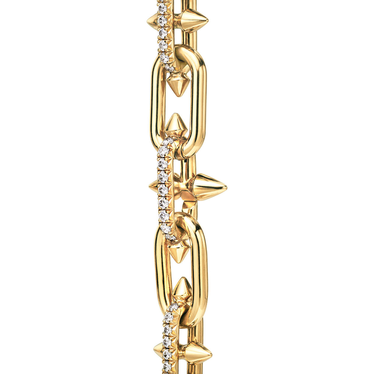 Collier en or jaune 18 carats et diamants