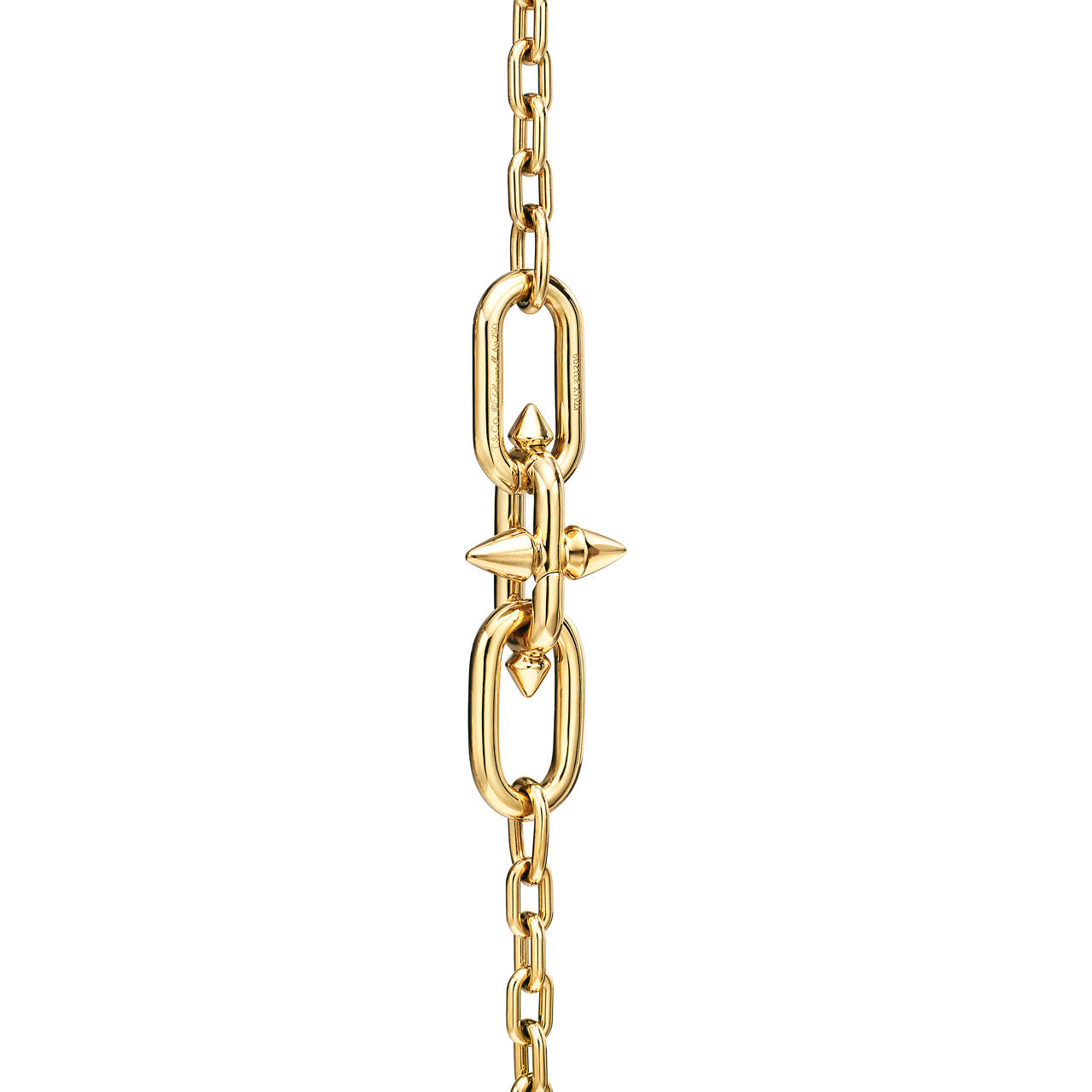 Collier parsemé de maillons Medium en or 18 carats