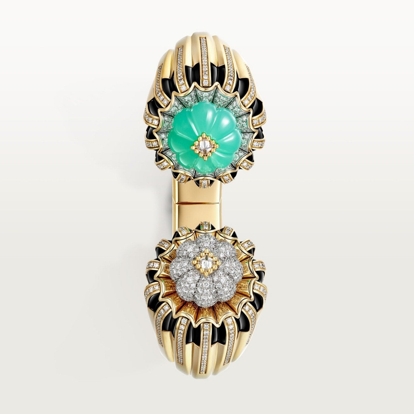 Bracelet Cartier Libre Tuttitutti, chrysoprase, diamants
