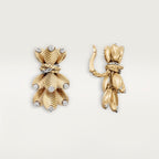 Boucles d'oreilles Grain de Café, diamants