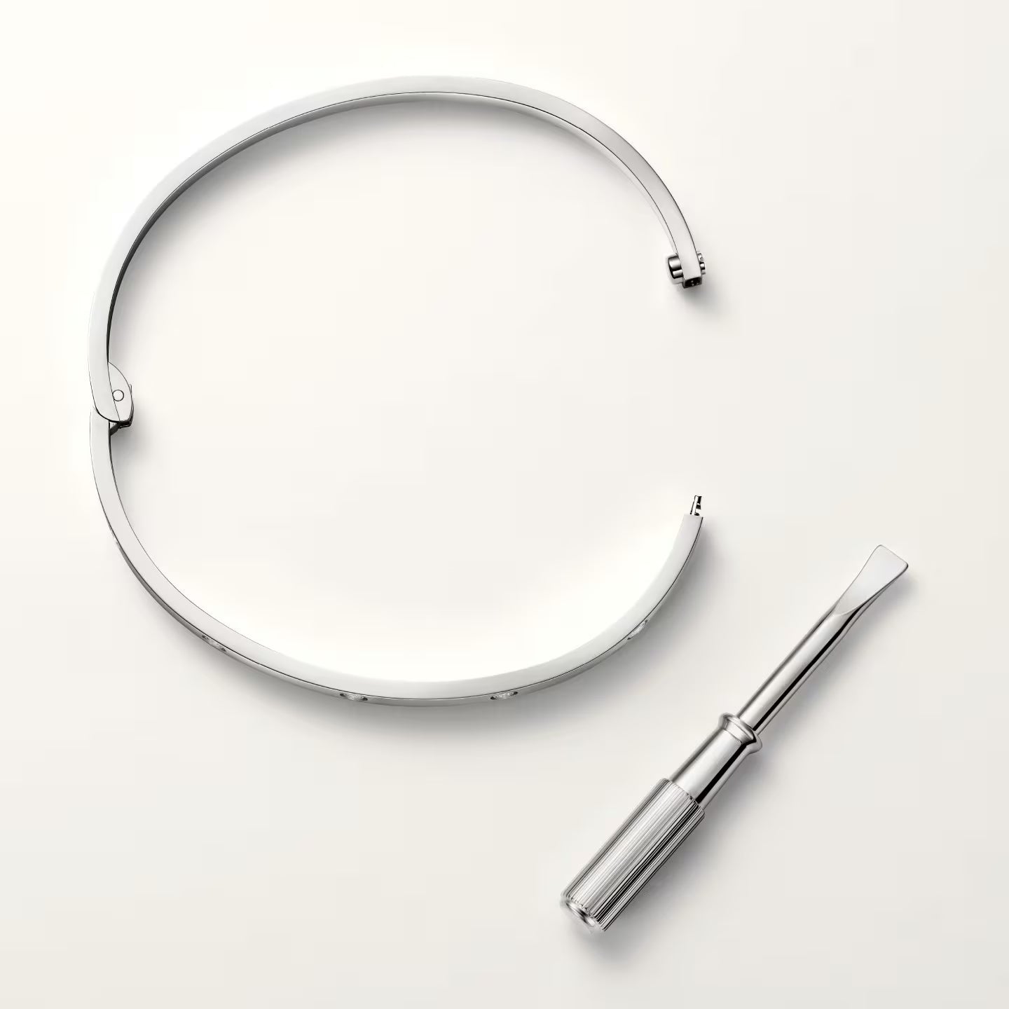 Bracelet LOVE, petit modèle, 10 diamants