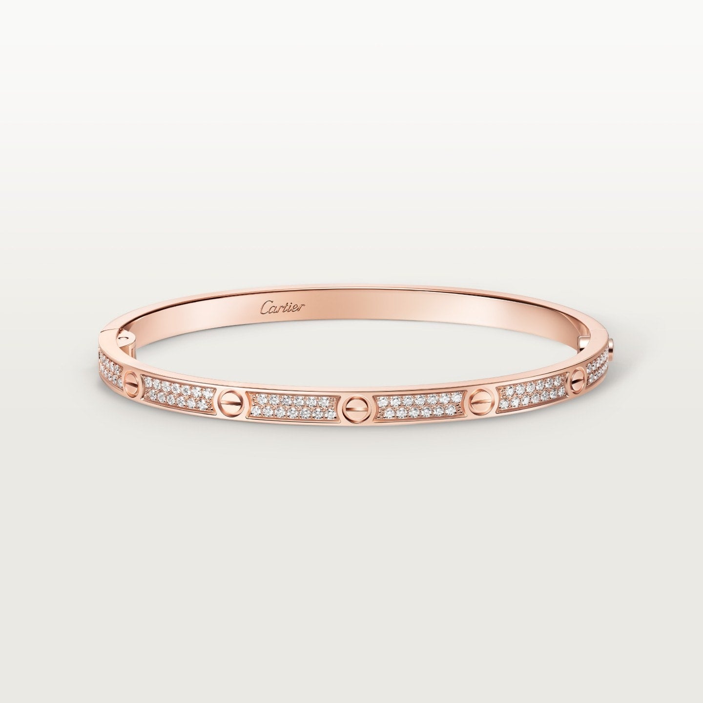 Bracelet LOVE, petit modèle, pavé