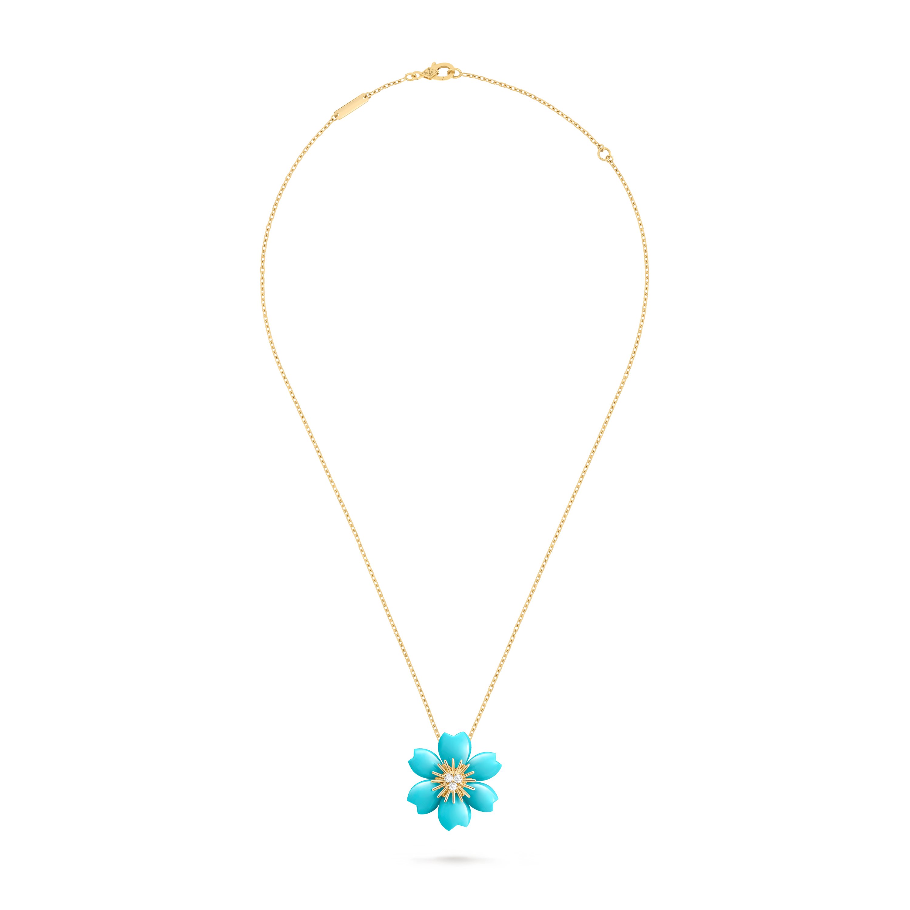 Pendentif Rose de Noël, mini modèle