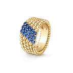 Bague Perlée couleurs, 5 rangs