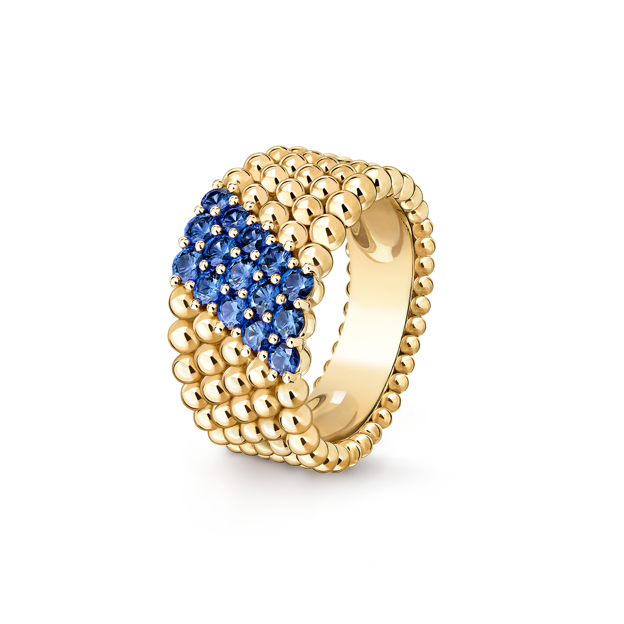 Bague Perlée couleurs, 5 rangs