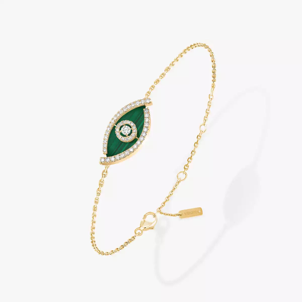 Bracelet malachite Lucky Eye