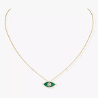 Collier malachite Lucky Eye