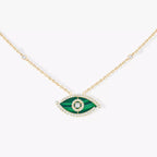 Collier malachite Lucky Eye