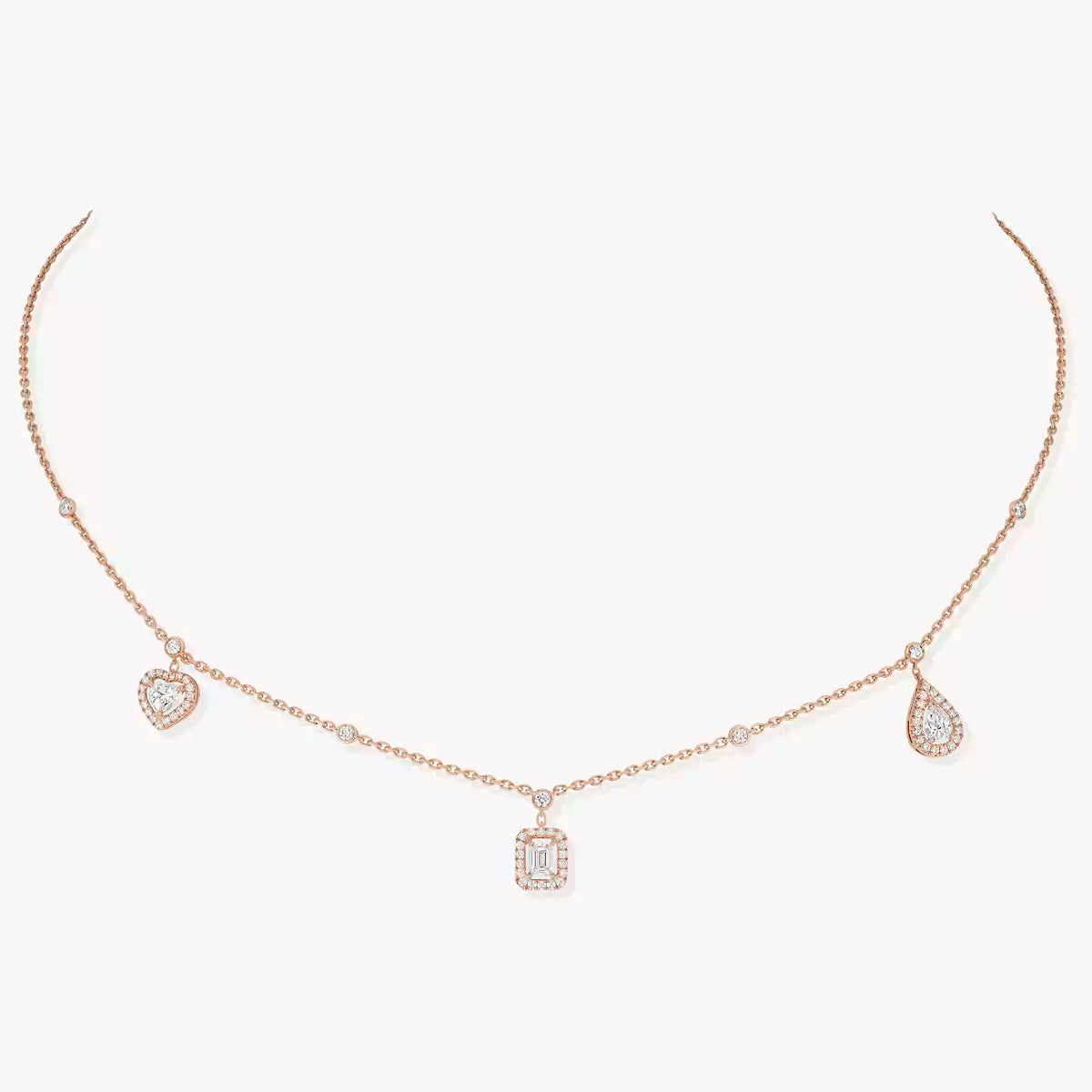 Collier trio My Twin 0,15ct x3