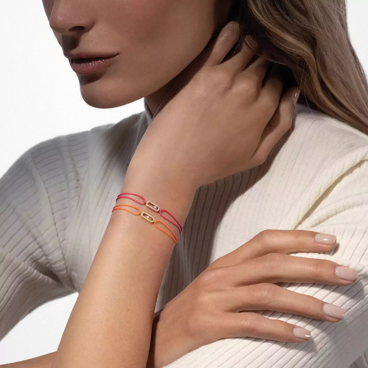 Bracelet cordon orange Move Uno