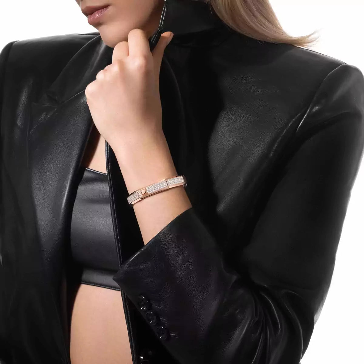 Bracelet pavé Moderniste GM