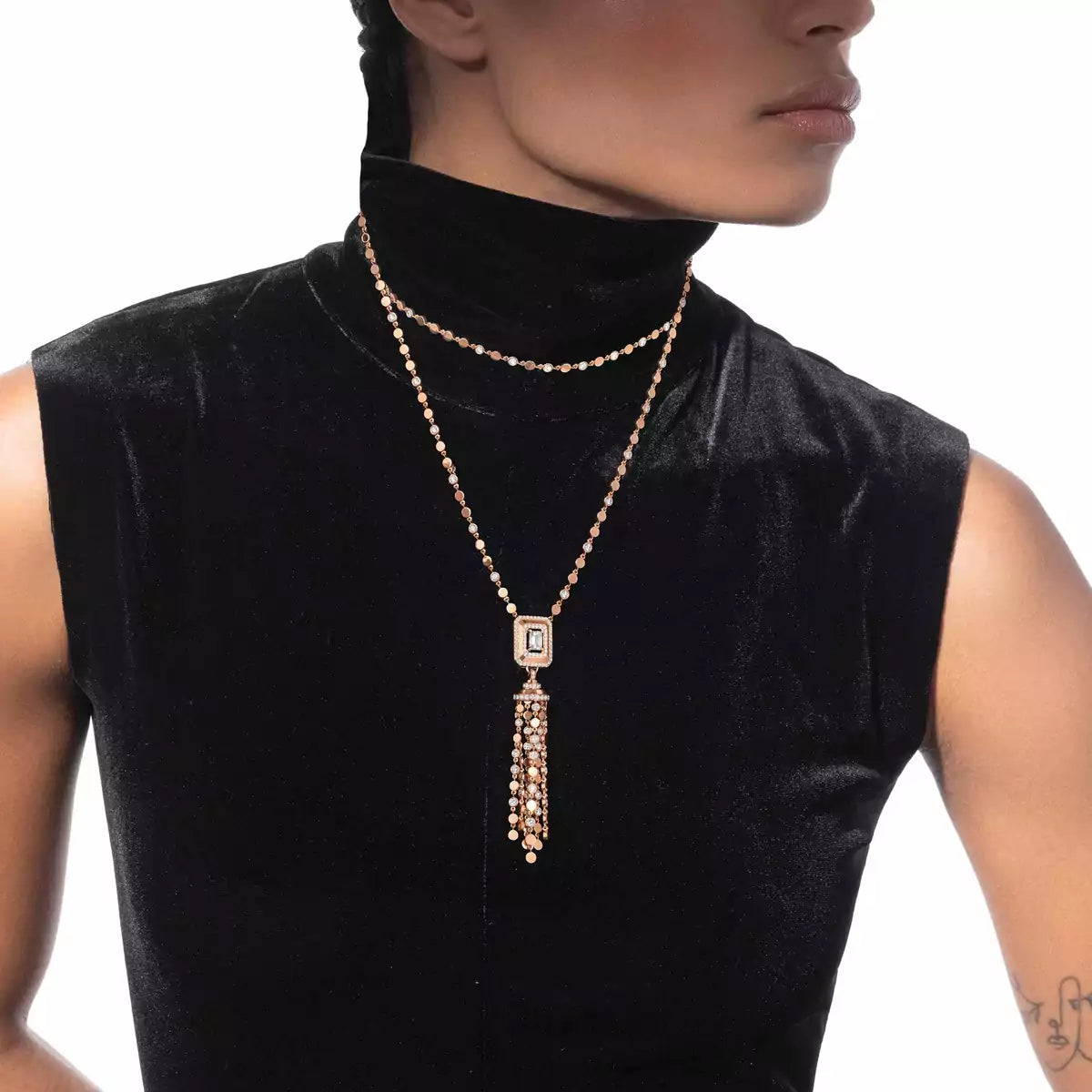 Collier pompon D-Vibes 1ct