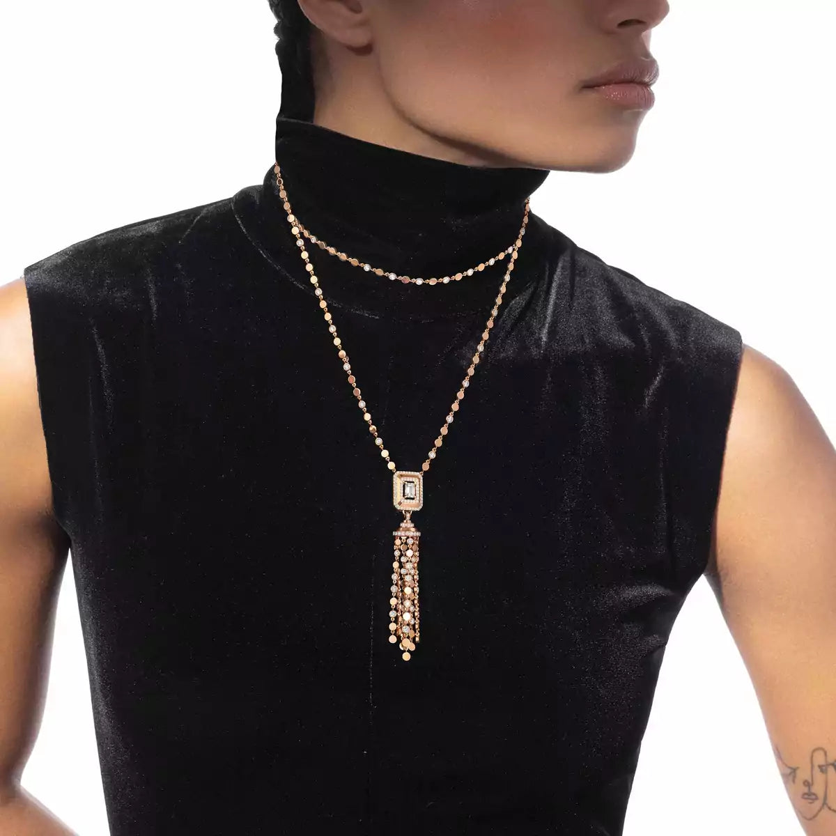 Collier pompon D-Vibes 1ct