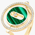 Bague malachite Lucky Move PM