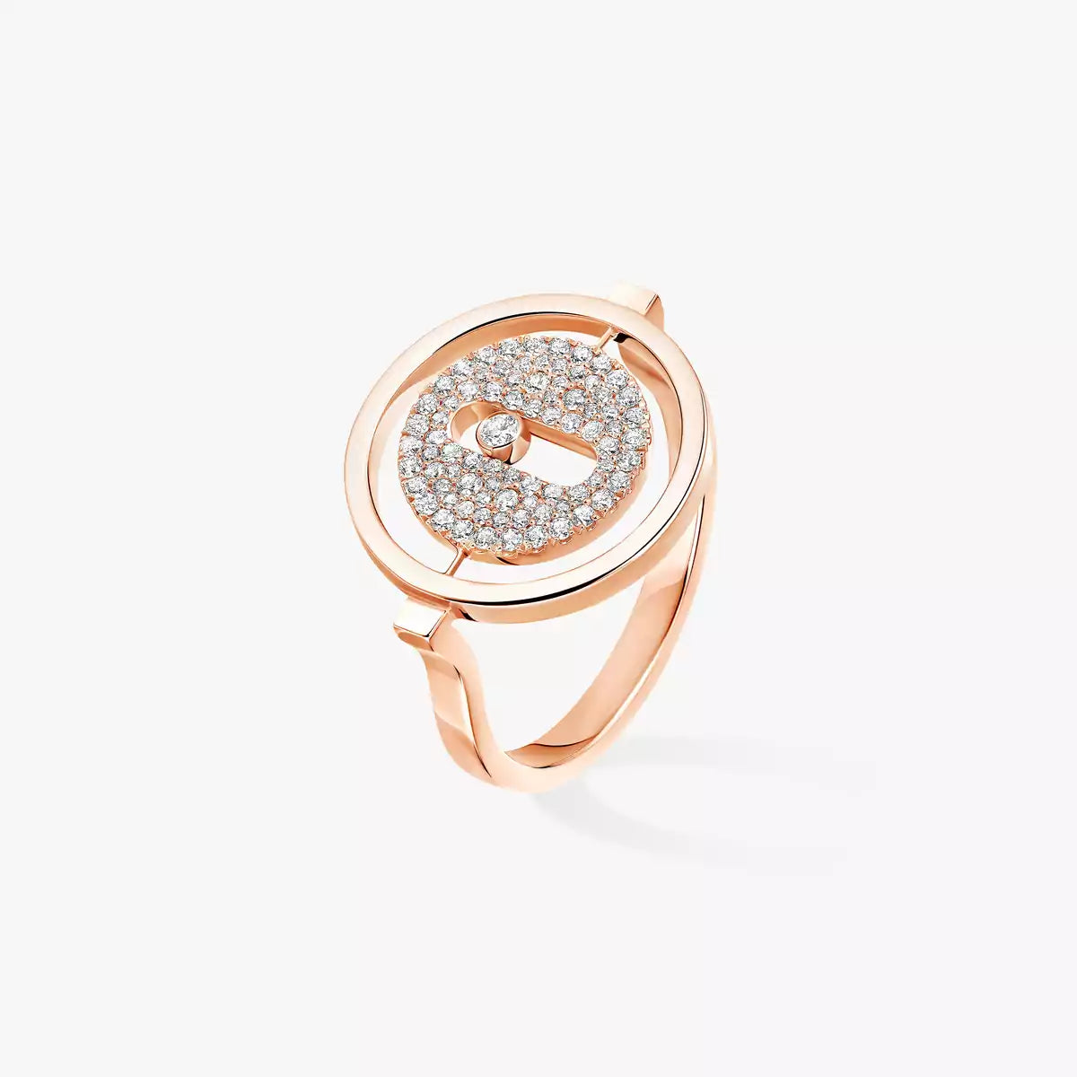 Bague pavée Lucky Move PM