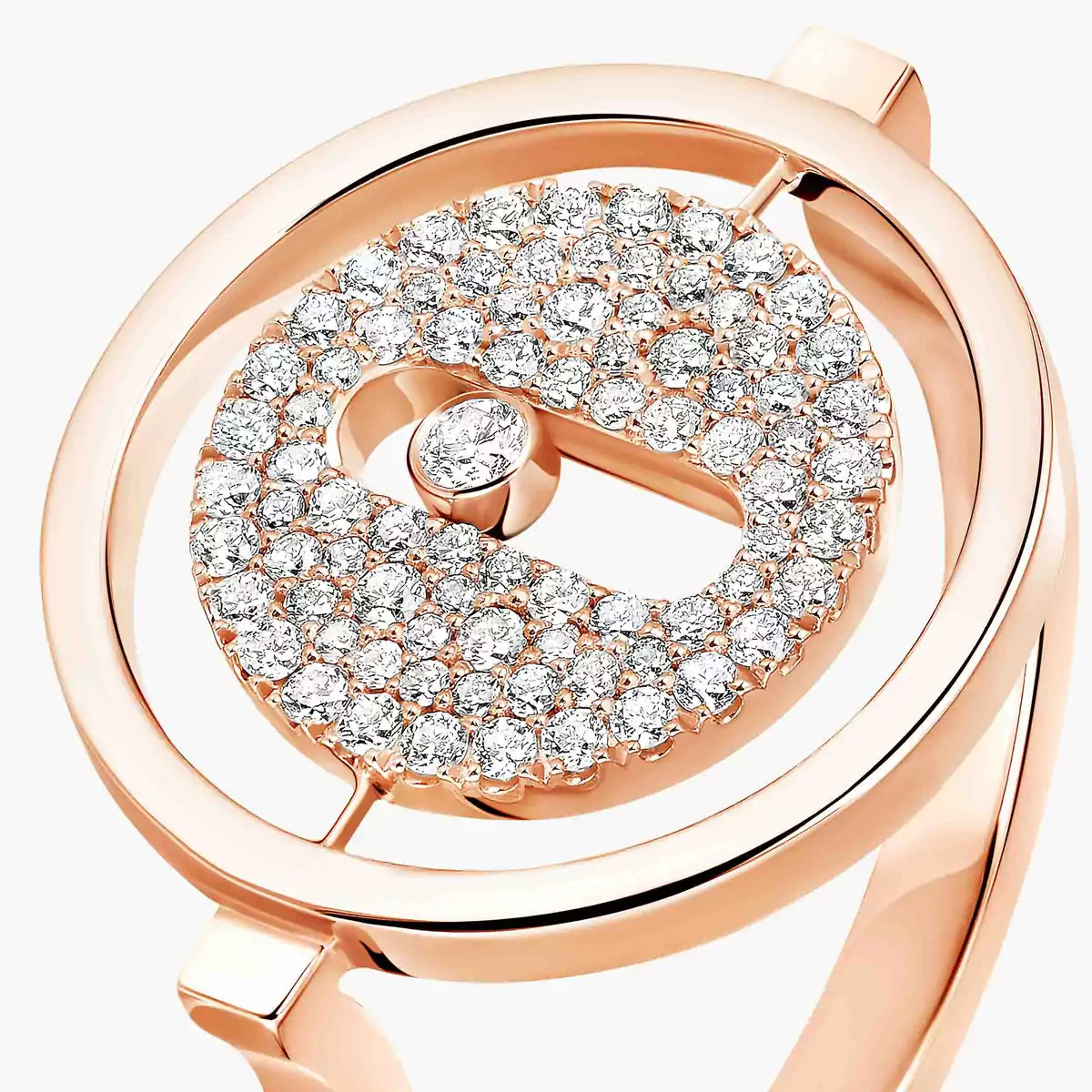 Bague pavée Lucky Move PM