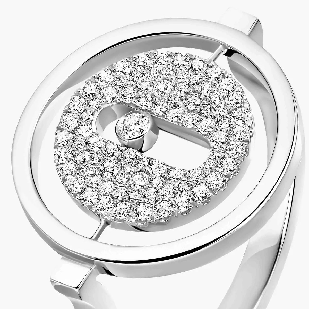 Bague pavée Lucky Move PM