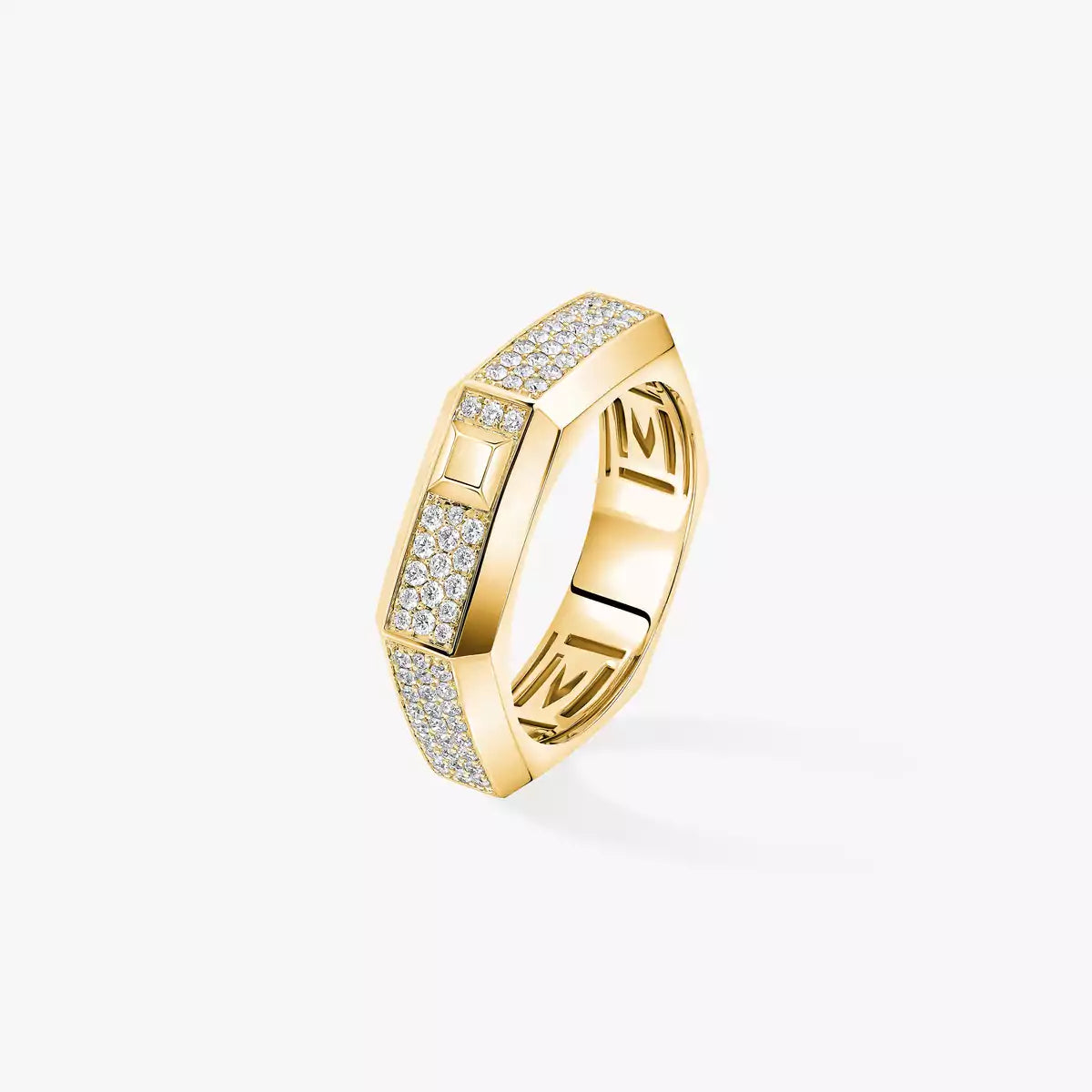 Bague pavée Moderniste MM