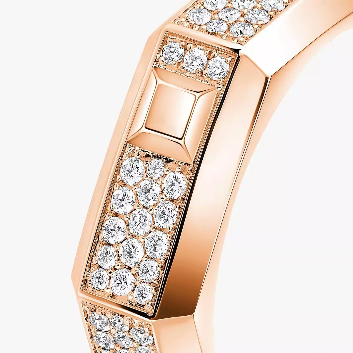 Bague pavée Moderniste MM