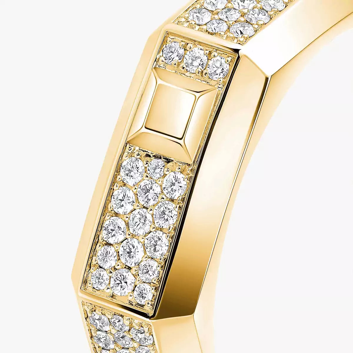 Bague pavée Moderniste MM
