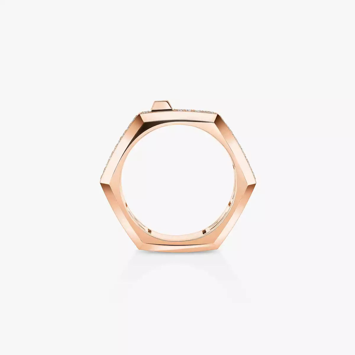 Bague pavée Moderniste MM