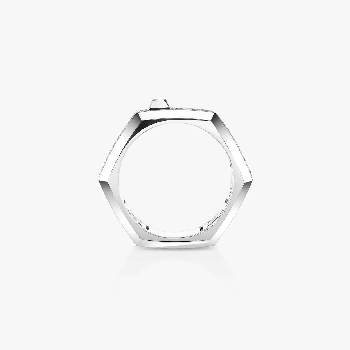 Bague pavée Moderniste MM