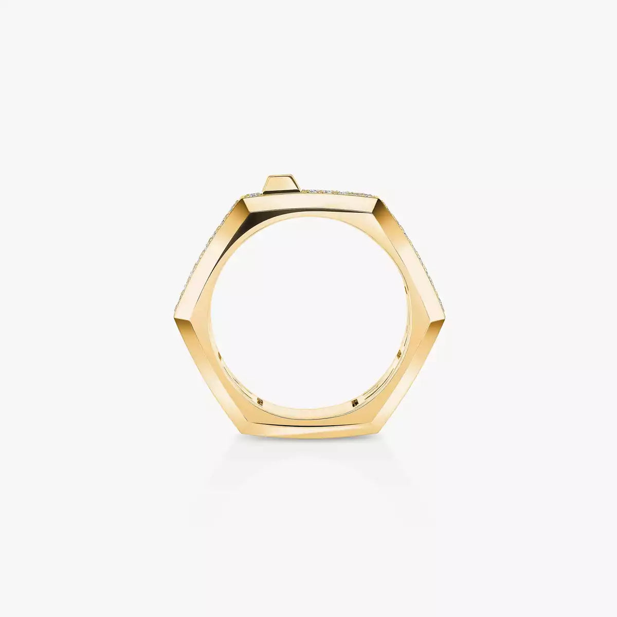 Bague pavée Moderniste MM