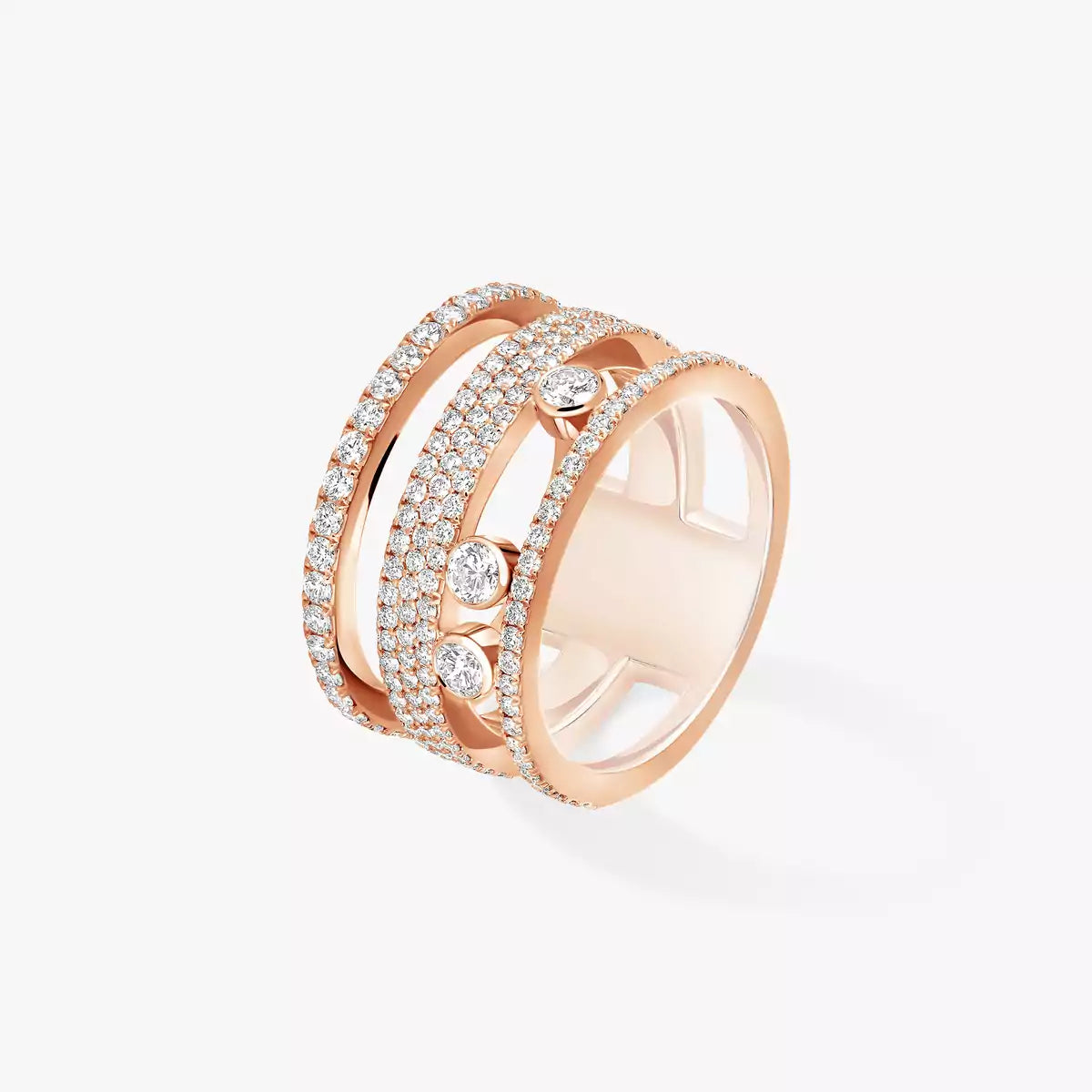 Bague pavée Move Romane GM