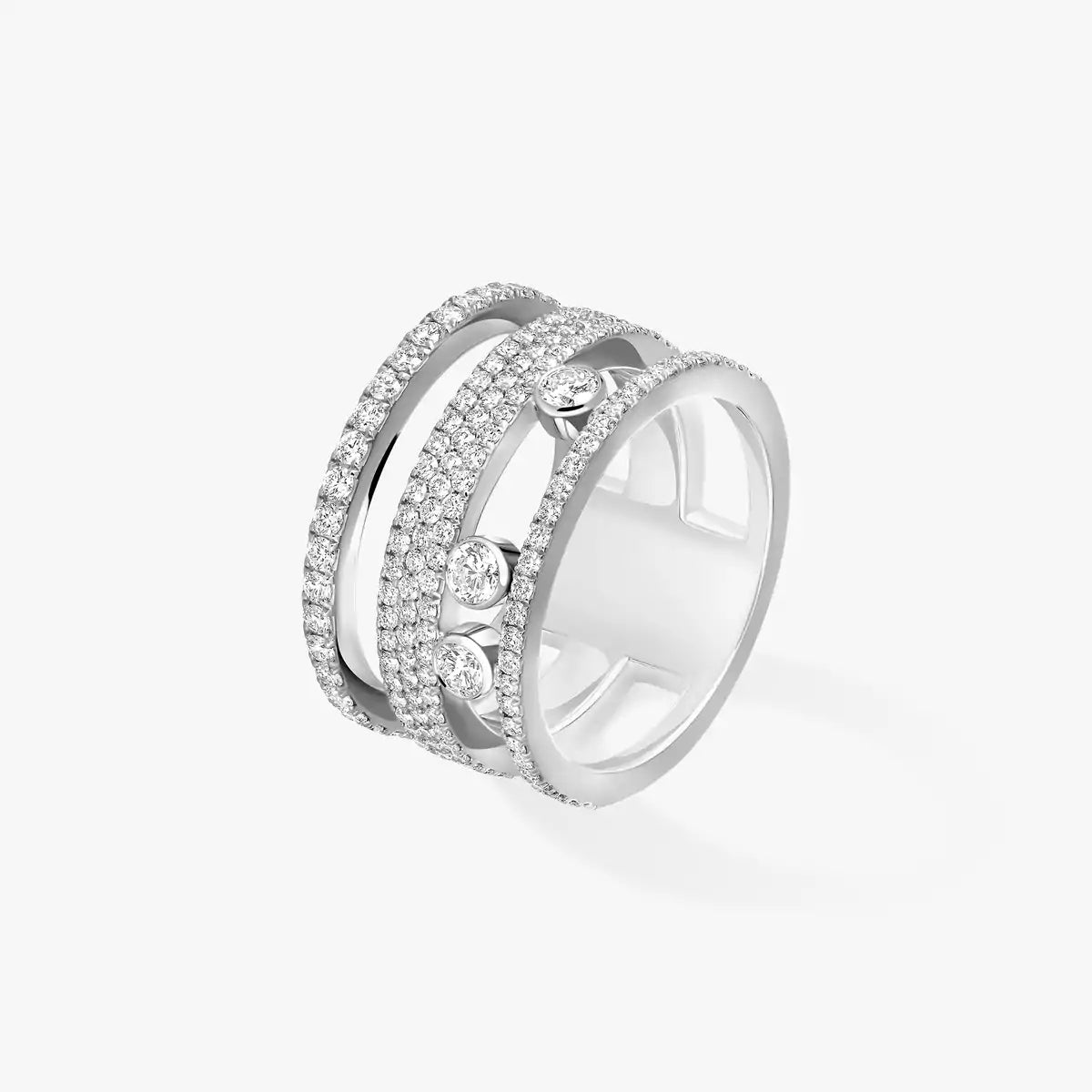 Bague pavée Move Romane GM