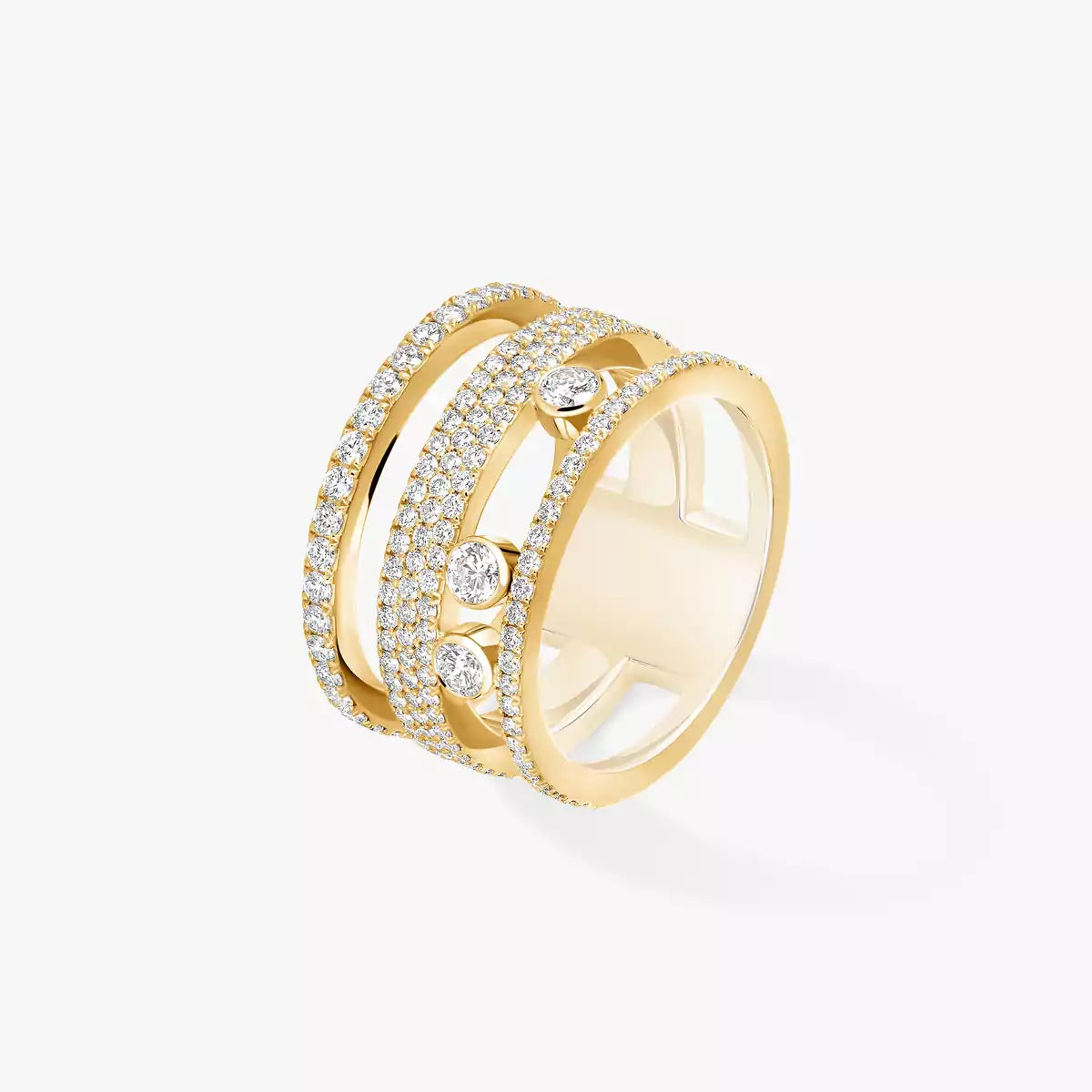Bague pavée Move Romane GM