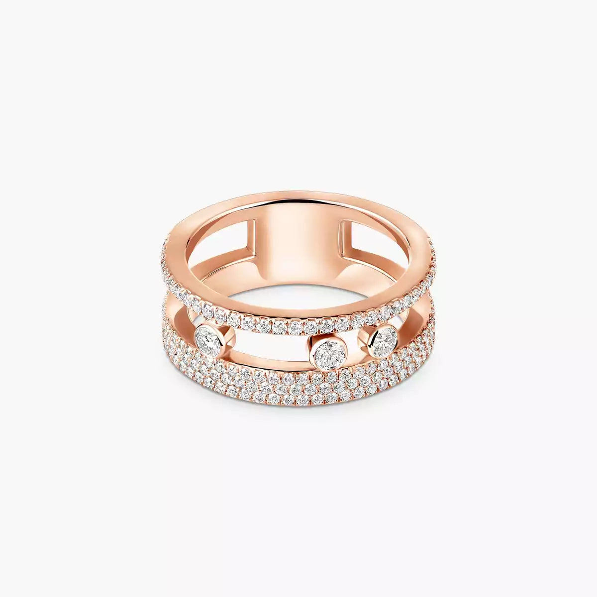 Bague pavée Move Romane