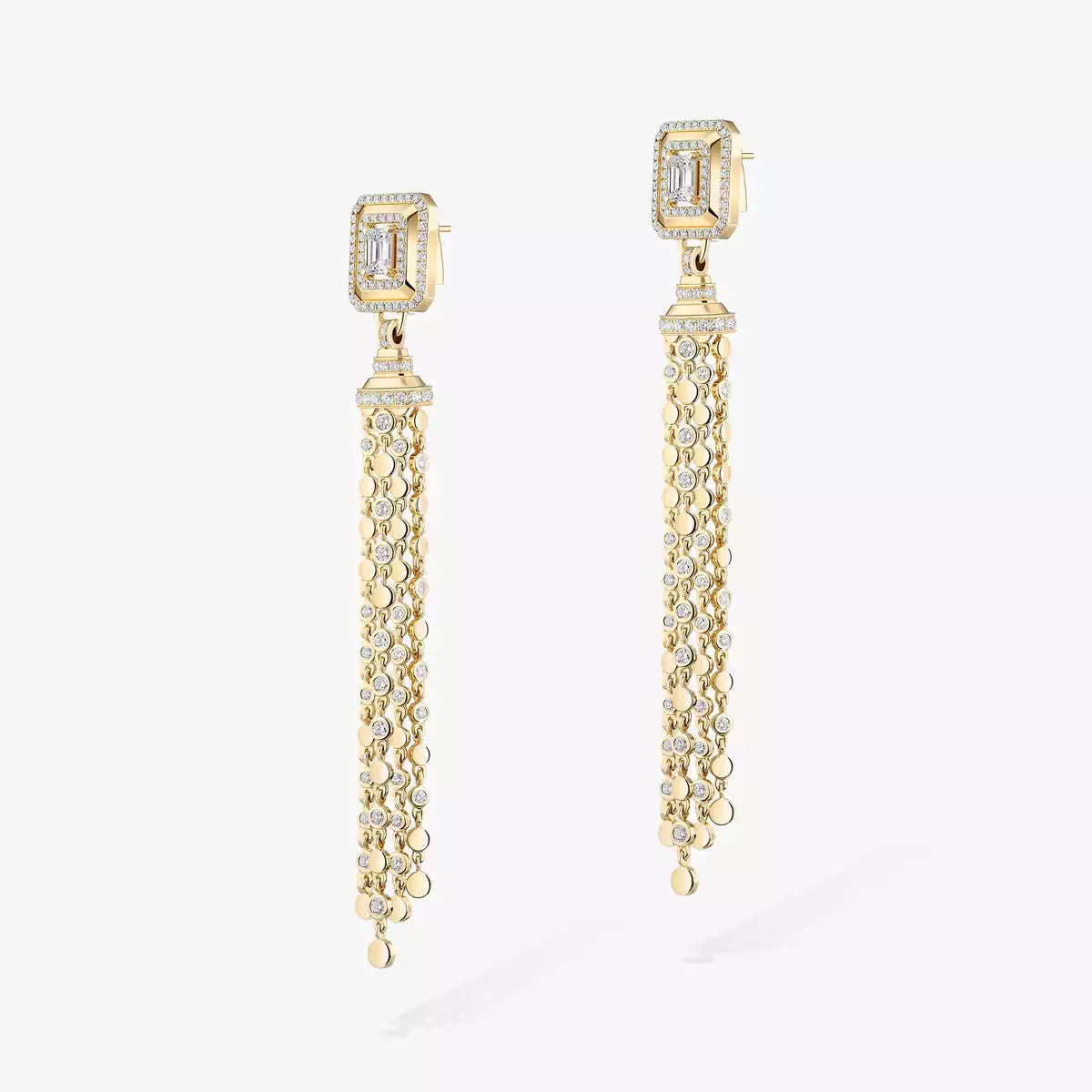 Boucles d'oreilles pompon D-Vibes 0,50ct