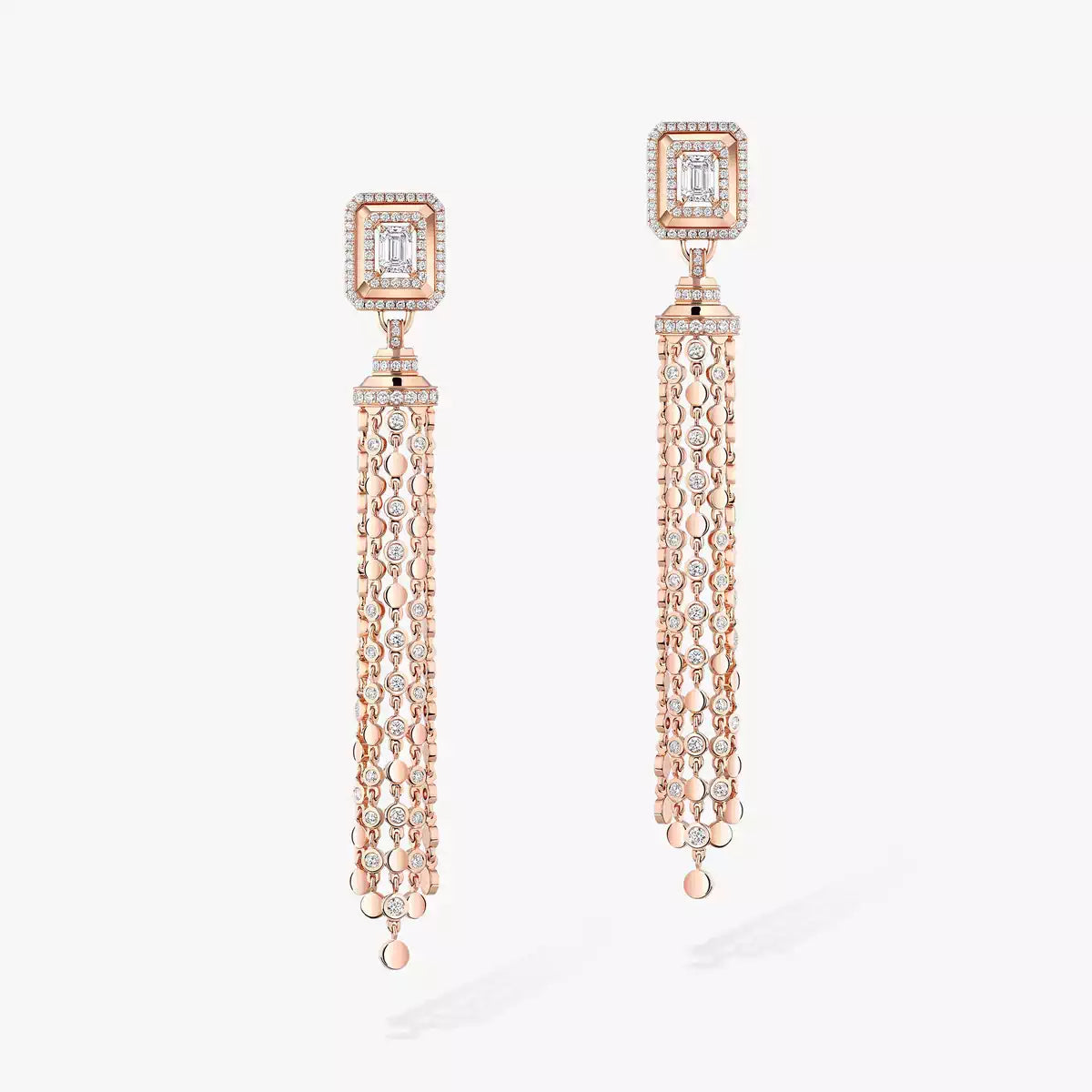 Boucles d'oreilles pompon D-Vibes 0,50ct