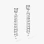 Boucles d'oreilles pompon D-Vibes 0,50ct