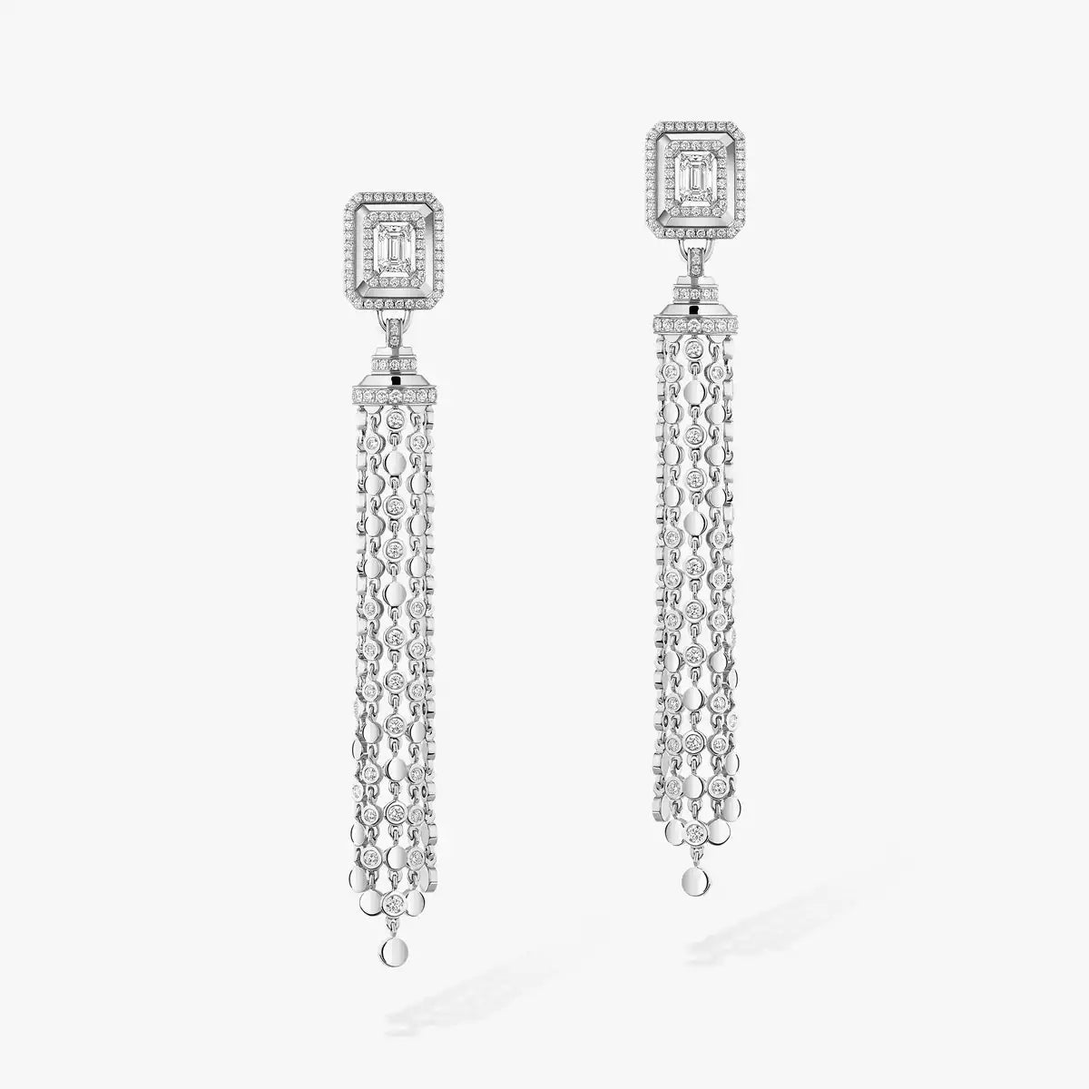 Boucles d'oreilles pompon D-Vibes 0,50ct