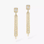 Boucles d'oreilles pompon D-Vibes 0,50ct