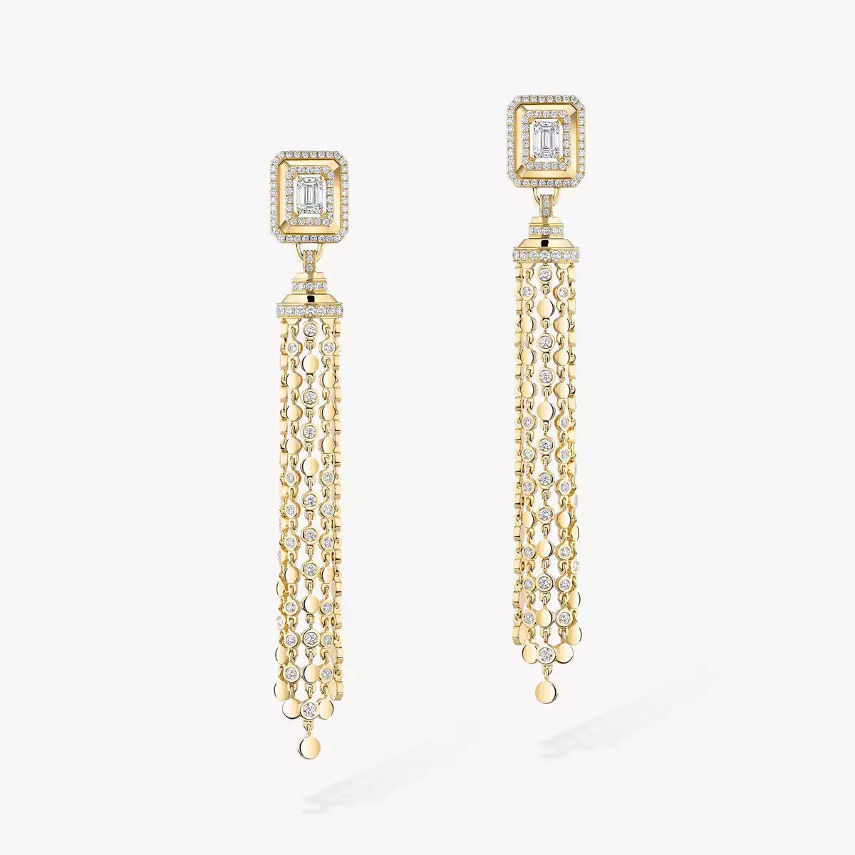 Boucles d'oreilles pompon D-Vibes 0,50ct