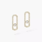Boucles d'oreilles pavées Move Uno
