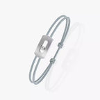 Bracelet cordon gris Move Titanium