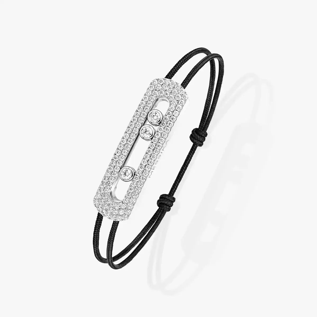 Bracelet cordon pavé Move Titanium XL