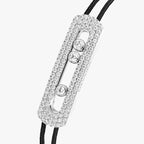 Bracelet cordon pavé Move Titanium XL