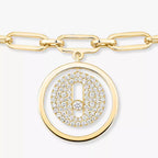 Bracelet de cheville pavé Lucky Move